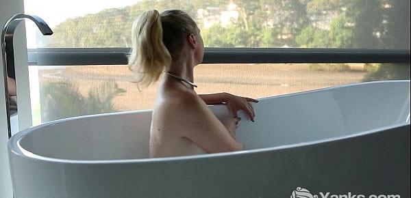 Horny Kim Masturbating In Bath Tube